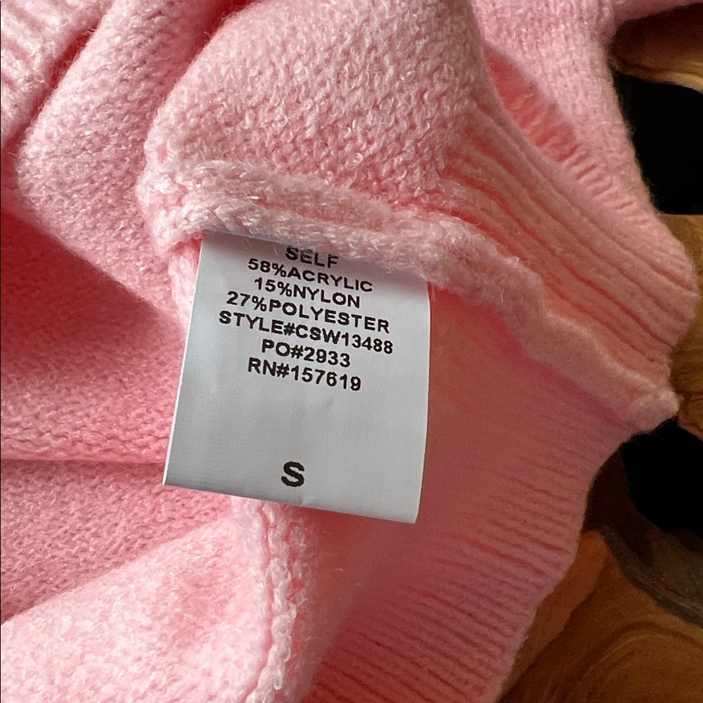 Cloud Ten Pink 'Dog Mom' Crew Neck Sweater - Picture 5 of 7
